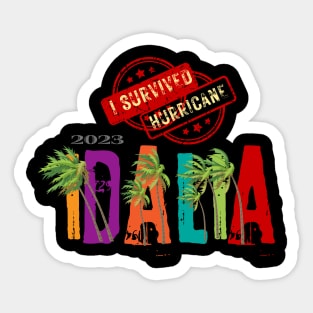 I survived Hurricane Idalia Sticker